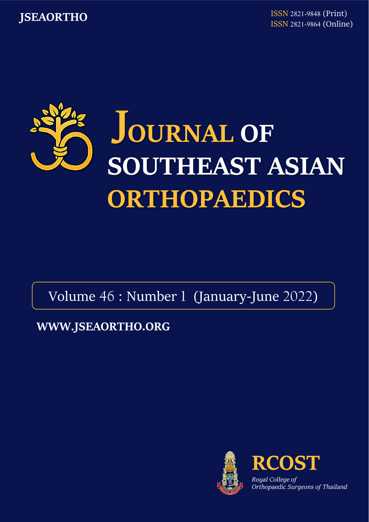 					View Vol. 46 No. 1 (2022): January - June
				